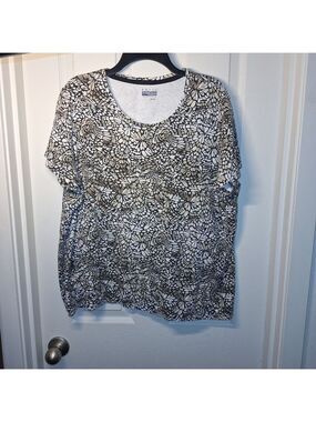 Basic Editions Plus Size Butterfly T-Shirt